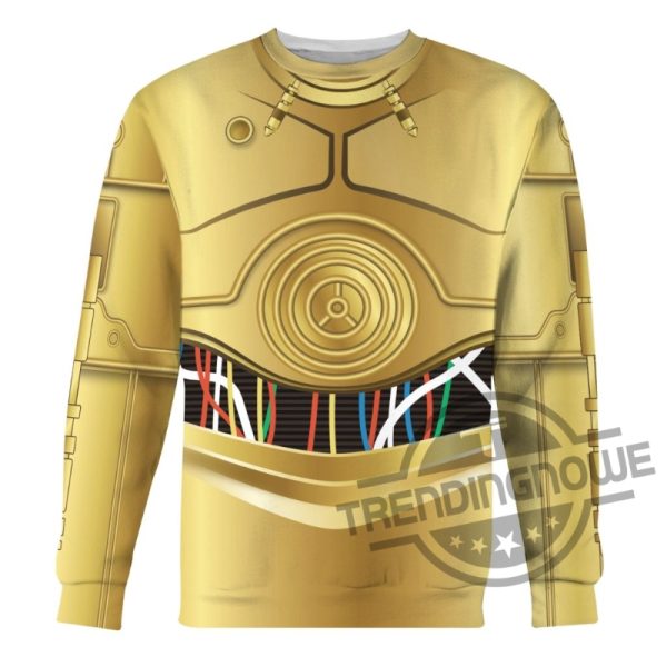 C3PO Stormtroopers Cosplay 3D All Over Printed Gift Shirt