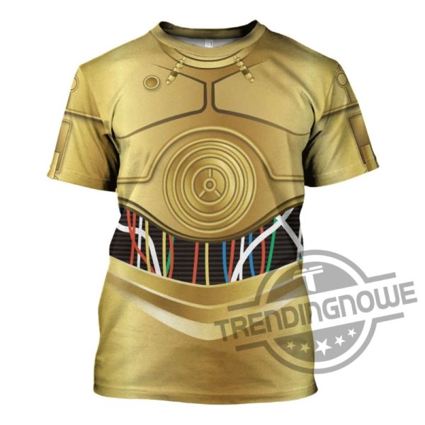 C3PO Stormtroopers Cosplay 3D All Over Printed Gift Shirt