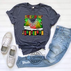 steppin’ into juneteenth black history free ish shirt 2023