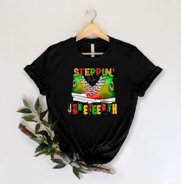 steppin’ into juneteenth black history free ish shirt 2023