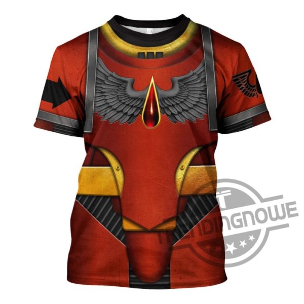 Blood Angels in Mark IV Maximus Power Armor Gift Shirt