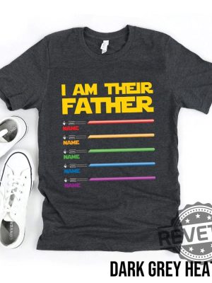 I Am Their Father Personalized Shirt Custom Dad Shirt With Kids Names 1 revetee 1 1