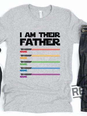 I Am Their Father Personalized Shirt Custom Dad Shirt With Kids Names 2 revetee 1 1