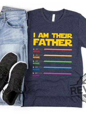 I Am Their Father Personalized Shirt Custom Dad Shirt With Kids Names 4 revetee 1 1