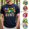 Personalized Super Daddio Gift For Game Lovers Shirt