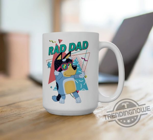 Bluey Rad Dad Father's Day Gift Coffee Mug