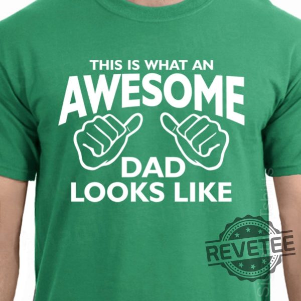 Awesome Dad This is what an dad looks like mens T shirt shirt t shirt 4 revetee 1 2