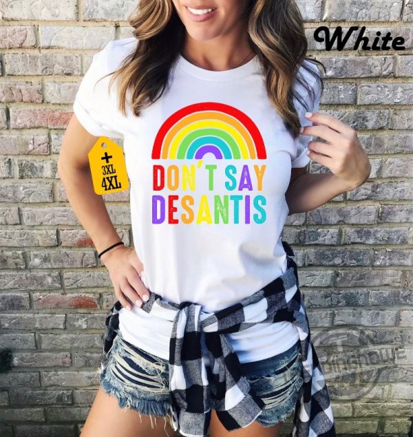 Don't Say Desantis LGBTQ Pride Gift Shirt