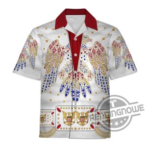 Elvis Presley America Eagle Cosplay 3D All Over Printed Gift Shirt