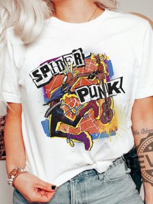 Spider Punk Shirt Spiderman 4 revetee 1