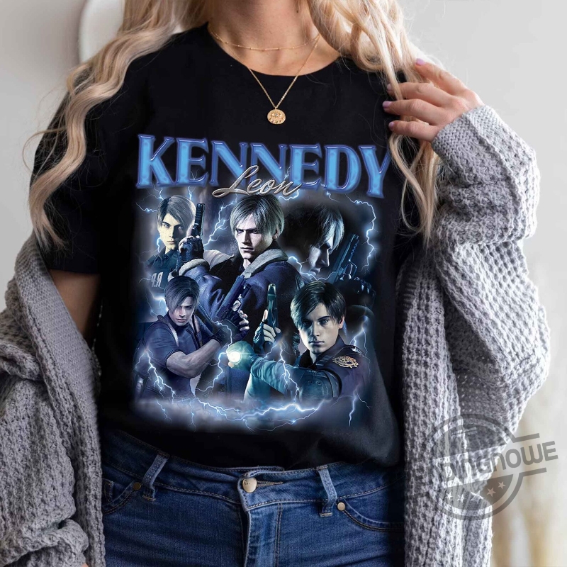 Leon Resident Evil Horror Game Gift Shirt 7 Leon Resident Evil Horror Game Gift Shirt
