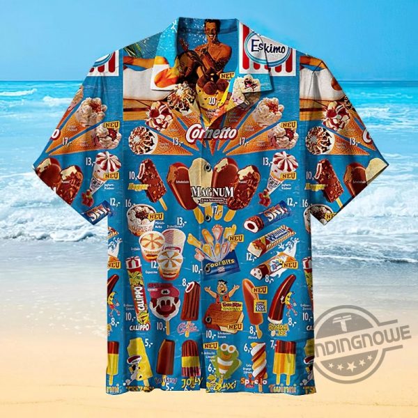 Summer Beach Ice Cream 3D All Over Printed Gift Hawaiian Shirt trendingnowe.com 1