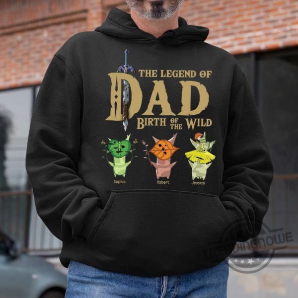 The Legend Of Dad Custom Gift For The Legend Of Zelda Lovers Shirt