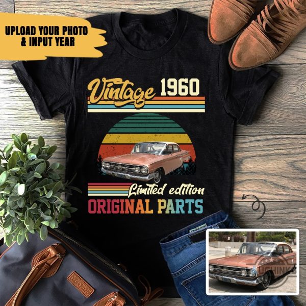 upload photo vintage limited edition original parts shirt retro classic