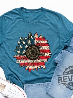 America Sunflower Shirt 4 revetee 1