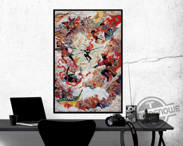 Spider Man Across The Spider Verse Movie Gift Home Decor Poster