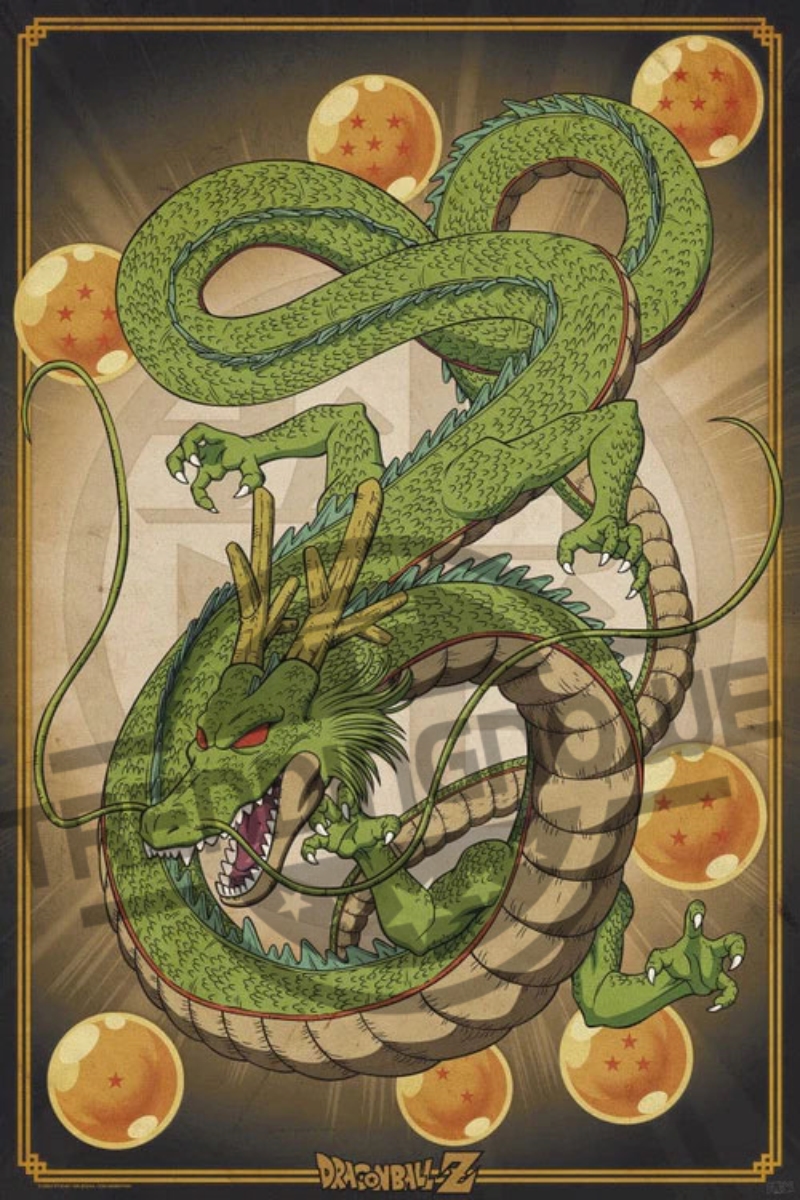 Dragon Ball Shenron Gift For Lovers Poster