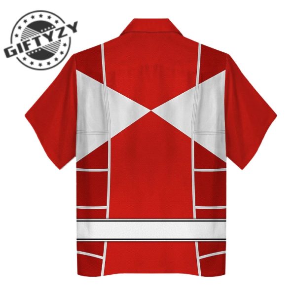 Power Rangers Upgraded Version Red Ranger Mighty Morphin Cosplay Costume Apparel Outfit Tracksuit 3D All Over Printed Apparel giftyzy 11 2