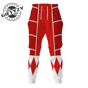 Power Rangers Upgraded Version Red Ranger Mighty Morphin Cosplay Costume Apparel Outfit Tracksuit 3D All Over Printed Apparel giftyzy 5 2
