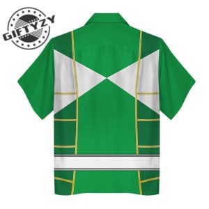 Power Rangers Upgraded Version Green Ranger Mighty Morphin Cosplay Costume Apparel Outfit Tracksuit 3D All Over Printed Apparel giftyzy 12