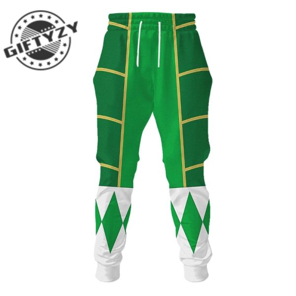 Power Rangers Upgraded Version Green Ranger Mighty Morphin Cosplay Costume Apparel Outfit Tracksuit 3D All Over Printed Apparel giftyzy 6