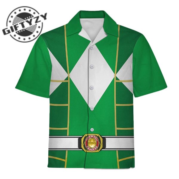 Power Rangers Upgraded Version Green Ranger Mighty Morphin Cosplay Costume Apparel Outfit Tracksuit 3D All Over Printed Apparel giftyzy 7