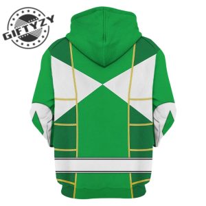 Power Rangers Upgraded Version Green Ranger Mighty Morphin Cosplay Costume Apparel Outfit Tracksuit 3D All Over Printed Apparel giftyzy 8