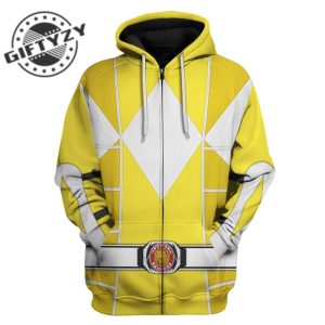 Power Rangers Upgraded Version Yellow Ranger Mighty Morphin Cosplay Costume Apparel Outfit Tracksuit 3D All Over Printed Apparel giftyzy 5