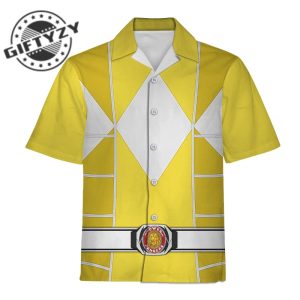 Power Rangers Upgraded Version Yellow Ranger Mighty Morphin Cosplay Costume Apparel Outfit Tracksuit 3D All Over Printed Apparel giftyzy 6