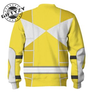 Power Rangers Upgraded Version Yellow Ranger Mighty Morphin Cosplay Costume Apparel Outfit Tracksuit 3D All Over Printed Apparel giftyzy 8