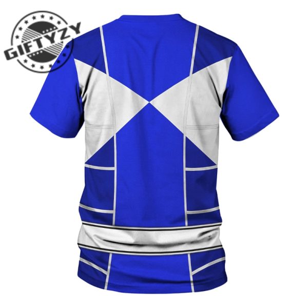 Power Rangers Upgraded Version Blue Ranger Mighty Morphin Cosplay Costume Apparel Outfit Tracksuit 3D All Over Printed Apparel giftyzy 10