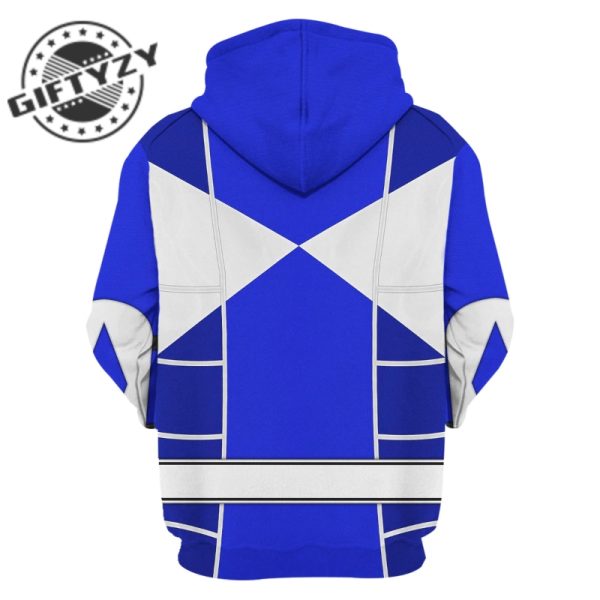 Power Rangers Upgraded Version Blue Ranger Mighty Morphin Cosplay Costume Apparel Outfit Tracksuit 3D All Over Printed Apparel giftyzy 8