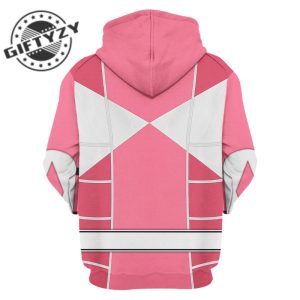 Power Rangers Upgraded Version Pink Ranger Mighty Morphin Cosplay Costume Apparel Outfit Tracksuit 3D All Over Printed Apparel giftyzy 7