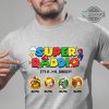 super daddio its a me shirt personalized super mario shirt custom kids name fathers day shirt laughinks 1