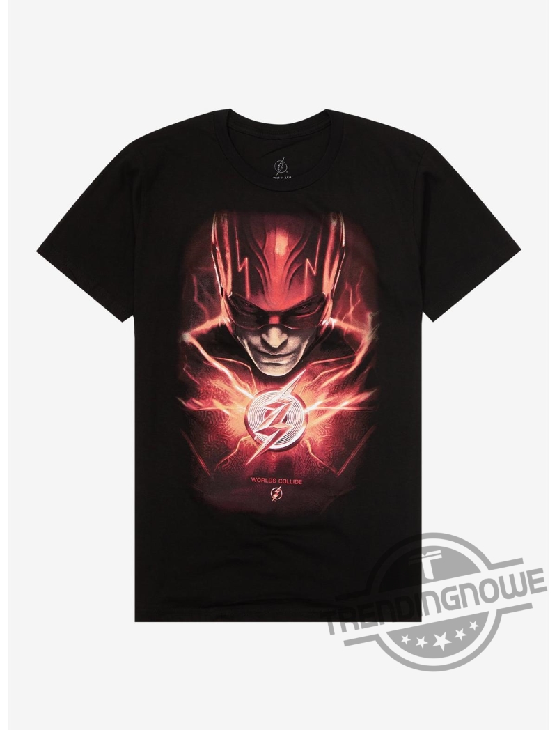 DC Comics The Flash Portrait Lightning Gift Shirt