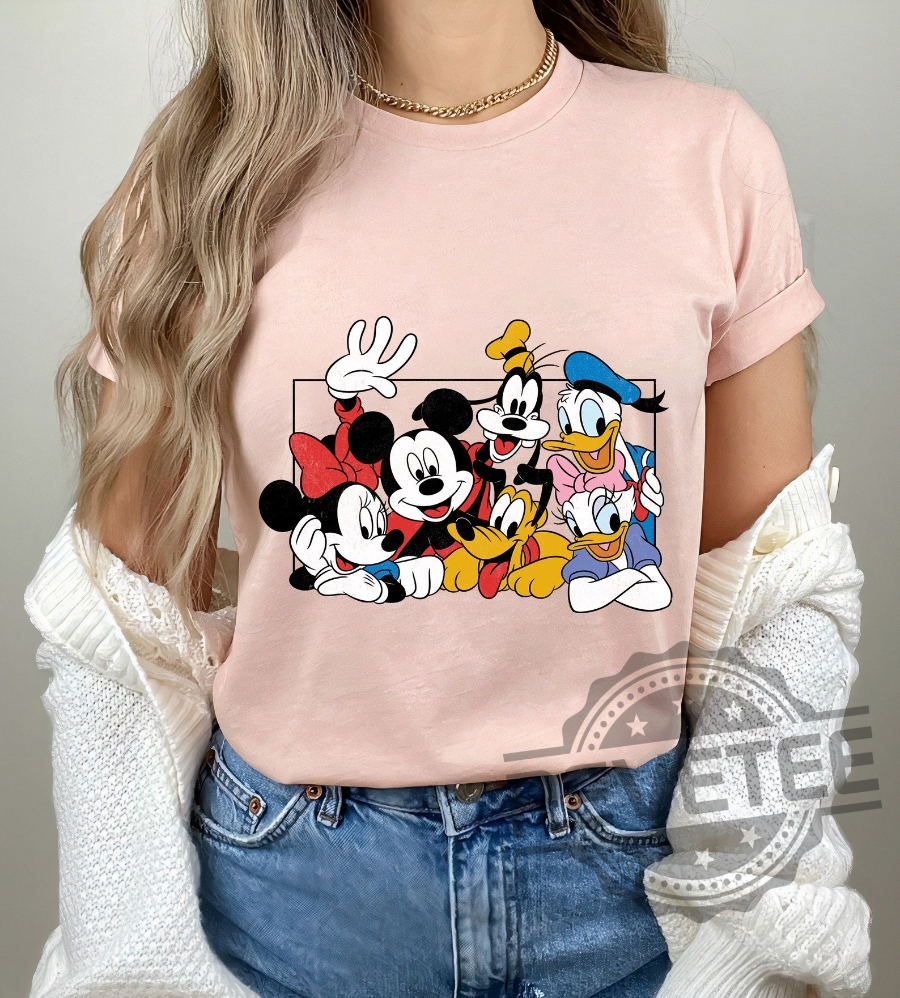 Disney Mickey Mouse Cartoon Pals Baseball Jersey Pinstripe Adult