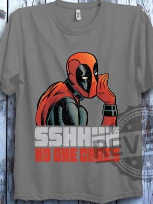 Deadpool Funny Noone Cares 2 revetee 1