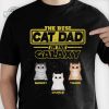 best cat dad in the galaxy shirt