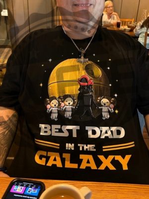 Fathers Day Gift Custom Best Dad In The Galaxy 1 revetee 1