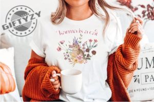 Karma is a Cat Swiftie Gift For Her Shirt Hoodie Mug giftyzy 4