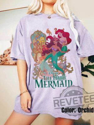 Retro Little Mermaid Shirt Black Girl 4 revetee 1