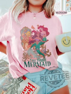 Retro Little Mermaid Shirt Black Girl 5 revetee 1