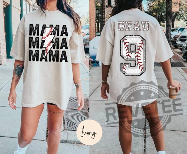 Custom Baseball Mom Shirt 2 revetee 1