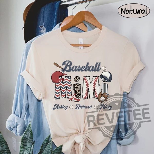 Personalized Baseball Grandma Shirt 4 revetee 1