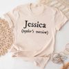 Taylor Version Custom Name Shirt Gift For 2023 Swiftie Concert Shirt