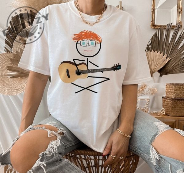 Ed Sheeran Funny Cute Art Gift For Fans tee shirt hoodie Giftyzy 1