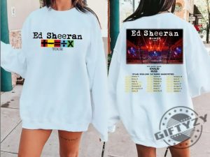 Ed Sheeran The Mathematics Tour 2023 Concert front and back Shirt Giftyzy 2