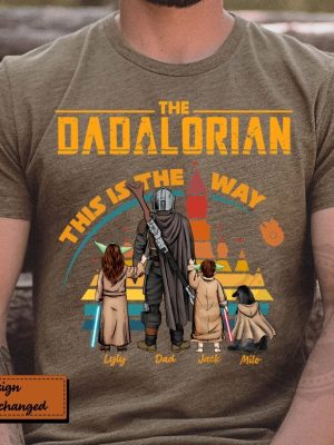 Personalized The Dadalorian Shirt This Is 6 revetee 1