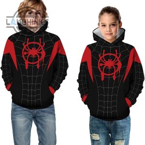 spider man hoodie spider man miles morales spider verse cosplay