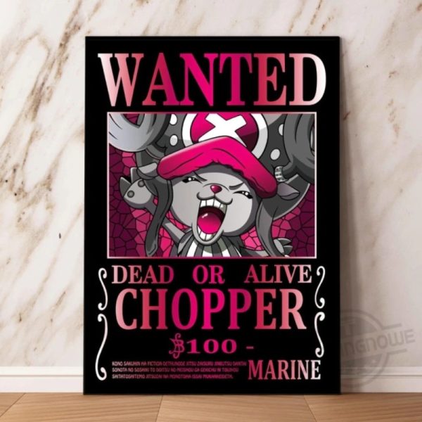 One Piece Chopper Wanted Poster